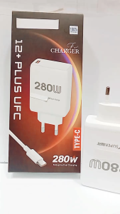 TC Charger HP For RLM 12 + PLUS UFC SUPERDRAT 280W Fast Charger Adaptive Fast Charging