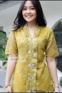 DRES VANIA BRUKAT DEWASA & DRES BRUKAT FLOY PAYET JAHIT TANGAN