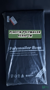 Plastik Polymailer 45x60 cm isi 100 pcs Packing Online Shop Lem Seal Amplop Hitam 45 x 60