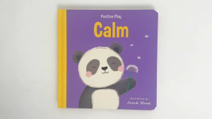 Teach Children How To Be Calm Story Board Book (Hardcover) Suitable for Toddler