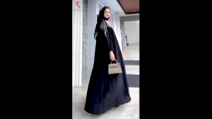 Gamis Motif Bordir Mewah Aurora Dres Crinkle Airflow M L XL XXL 3XL Dress Kondangan Wanita Jumbo Resleting Depan Aktif Busui Friendly Baju Muslimah Seragaman Pengajian