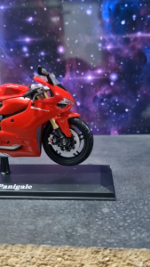 Diecast Miniatur Mainan Sepeda Motor Gede Ducati 1199 Panigale 1/12 Aktif Suspensi