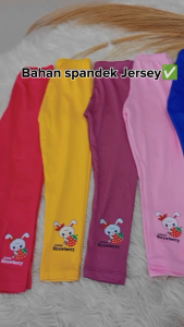 LEGGING ANAK PEREMPUAN MOTIF LITTLE STRAWBERRY USIA 1-12 TAHUN