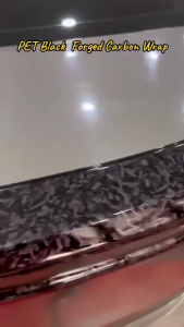 Forged Carbon Sticker Glossy Forged Carbon Fiber Vinyl Wrapping Film Adhesive Motorcycle Scooter Car Decal Wrapping