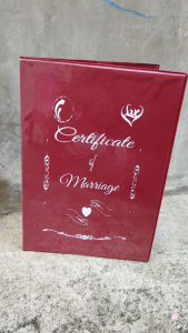 Maroon Marriage Certificate Organizer: A Comprehensive Guide
