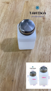 Lọ đựng dung dịch cồn xăng nước rửa mạch 100ml 200ml có nắp ấn-Linh kiện điện tử TAHIKA