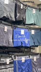 3 Pcs Celana Dalam Laki Laki SPACH T001 Seamless Motif Bola / CD Pria Dewasa