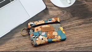 10 Styles Cute Cartoon Animals Wallets Zipper Coin Purse Mini Key Card Holder Small Storage Bag
