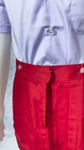 ชุดนักเรียนอนุบาล หญิง ชุดนักเรียน ชุดนักเรียนหญิง สีกรมอ่อน อนุบาล ชุดนักเรียน ชุดนักเรียนประถม สีแดง