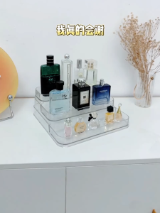 กล่องเก็บเครื่องสําอางชั้นวางอะคริลิค