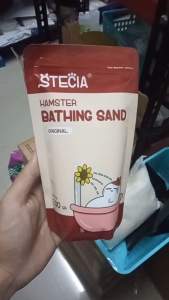 Pasir Mandi Hamster Wangi Stecia Kesayangan 500 gram