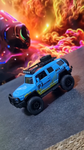 Diecast Mainan Mobil SUV Miniatur Jeep Toyota FJ Cruiser Metal Besi Metal Pullback