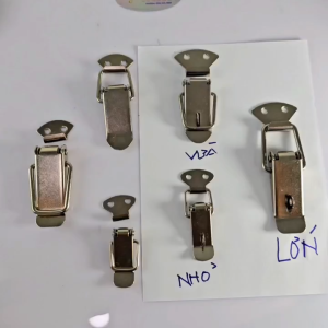 Khóa mỏ vịt ( CÓ LỖ KHÓA) Khóa gài khóa móc: dùng cho các loại hòm tủ hộp đồ…