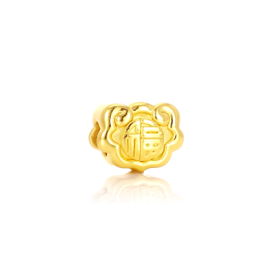 Chow Sang Sang 周生生 Charme Blessings Culture 999 Gold Ruyi Charm 86338C (Bracelet Not Included)