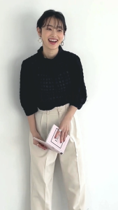 JJ Closet เสื้อแขนสั้นชีฟอง ไม่ต้องรีด!! พิมพ์ลายนูน เบาสบาย เสื้อทำงานน่ารักๆ เสื้อผ้าผู้หญิง เสื้อแขนบอลลูน