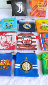 Mini Wallet Club Sepak Bola Dompet Kotak Souvenir Club SepakBola Football