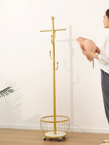 IDEAL ราวแขวน ที่แขวนกระเป๋า ราวตากผ้า ทำจากเหล็ก ที่แขวนเสื้อ ที่แขวนผ้า คุณภาพสูง แข็งแรงและทนทาน แขวนเสื้อได้ ประหยัดพื้นที่ มีล้อเลื่อน