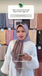 JILBAB TERBARU CHAIN SERIES BY JOURNEY SCARVES HIJAB MOTIF AGUSTUS 2024 HARGA PROMO 85K