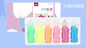 Màu Acrylic 3D 18ml (Set 6/12 Màu)