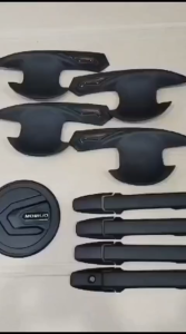 Paket Cover Handle Hendle Gagang Pintu + Outer + Tank Cover Mobilio Hitam & Chrome