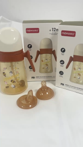 Payoe 3In1 Botol Minum Botol Susu Sedotan Anti Tumpah Bayi Lucu 3-24 Bulan