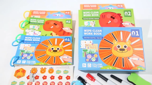 Buku Reusable untuk Anak: Latihan Konsentrasi & Pemikiran Logis