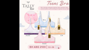 TALLY TEEN BRA 2100 - BH REMAJA KAIT 2 UNTUK ANAK SD / SMP