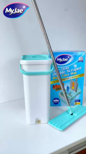 Bộ lau nhà MyJae Đài Loan sợi Fiber xoay 360 độ thông minh 125cm