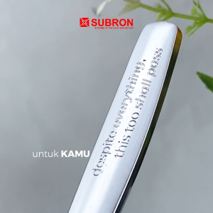 3pcs Sendok Es Krim Panjang Dessert Ice Cream Pipih Bulat Tebal Stainless Finishing Halus Hotel