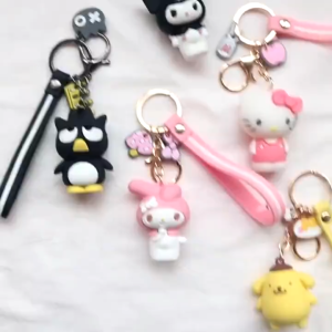 JT88 - Gantungan Kunci Karakter Lucu Serbaguna Keychain Serbaguna
