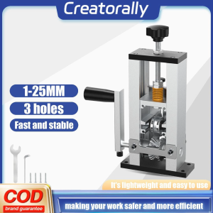 Mesin Pengupas Kabel Otomatis & Manual 1-25mm Bahan Baja Pemotong Potong Kabel