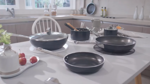 Silkway 14cm Non-Stick Teflon Laminated Saucepan Pot with Stainless Steel Handle