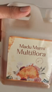 Madu Murni Asli 1kg Nektar Multiflora 100% Pure Raw Honey / Madu Murni Nektar Bunga Multiflora Asli