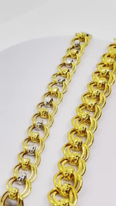 MJ Jewellery 375/9K Gold Coco Candy Bracelet T028 (1.30CM)