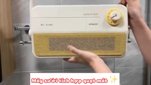 Máy Sưởi Tích Hợp Quạt Mát Mùa Hè 2In1 Uringo- Bảo Hành 12 Tháng