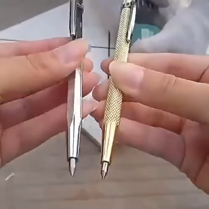Ktools Tungsten Carbide Tip Scriber Pen Diamond Glass Knife Glass Scribe Tile Ceramic Engraving Cutter Lettering Pen
