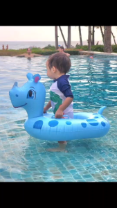 ห่วงยางขาสอด แรดสีฟ้า 73ซม. รุ่น SY-E0117