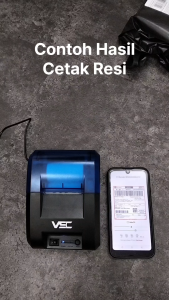 PRINTER THERMAL BLUETOOTH VSC TM-58D 58mm SUPPORT MOKA GOBIZ GRABFOOD
