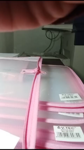Map Zipper Jipper Sleting SELETING BAG JARING FOLIO F4 PLASTIK