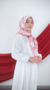 Abika Hijab Segimpat Kekinian Motif / LIORA SQUARE MOTIF - AB 493 / Fahion Muslim