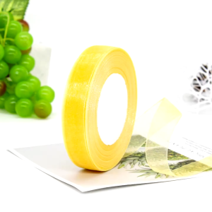 2CM 45M LACE Ribbon Riben Gift Satin Organza Flower Bouquet Roll Happy Birthday