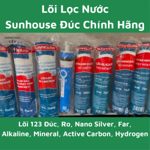 (SP Mới) Bộ 9 Lõi Lọc Nước Sunhouse Đúc Nối Nhanh Dành Cho Các Model 9 Lõi SHA8827K SHA8849K SHA76214CK-S...