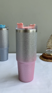 Aveline Stainless Tumbler Nexxio 890ml Hot and Cold BPA FRE/ Tumbler Glitter Stainless Steel Aesthetic