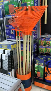 Lawn Rake Plastic 24T With Handle (Kalaykay) Eagle Professional Tools With Handle