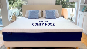 Nệm Foam Cao Su 25cm | NOOZ Comfy Mattress | Đệm Có 3 Tầng Foam Nâng Đỡ | Đạt Chuẩn CertiPUR-US Đệm Ngủ Firm Kích Thước 180X200 Bảo Hành 10 Năm Cho Nệm Nooz - Lazada