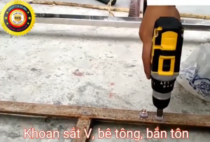 Máy khoan pin Dewalt 72v hàng chính hãng nhập ngoại máy khoan cầm tay 3 chức năng có búa tặng kèm phụ kiện 24 chi tiết