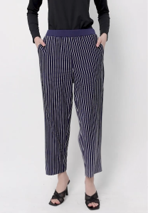 MFMW Argaxella Celana Panjang Navy Motif Salur