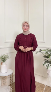 Gamis Inara Pololinen Premium Cocok Untuk Berbagai Acara