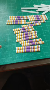 แถบแพร แพรสี ผ้าแพร ติดชุดราชการ