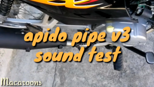 Apido Muffler Pipe: A Comprehensive Guide for Honda XRM & Sym Bonus